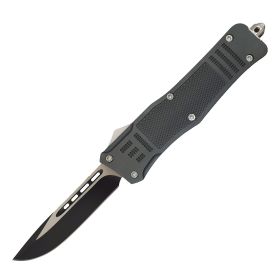 Automatic OTF Knife w/ Belt Clip (size: medium)