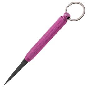 Kubotan Keychain Hidden Knife (Color: Pink)